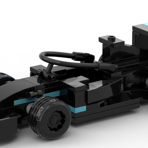 方程式赛车MOC-63053 梅赛德斯 W11赛车模型拼装积木男孩玩具