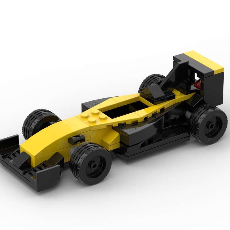国产积木MOC-41589 雷诺 RS17方程式赛车玩具模型国产积木diy