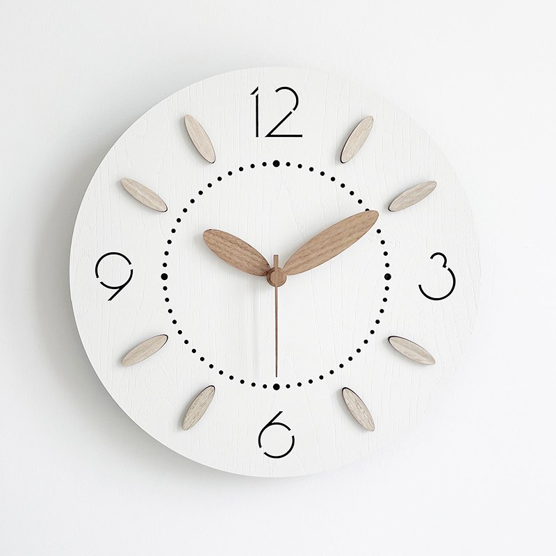2024新款北欧钟表挂钟客厅卧室个性现代简约创意静音家用壁时钟墙