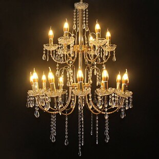 亭装 饰婚庆道具铁艺水晶吊灯舞台仪式 婚礼堂装 饰路引水晶 批新款