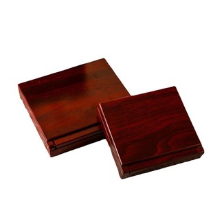 木质金银币奖章包装盒四件套微章盒奖牌盒礼品包装小物件收纳盒