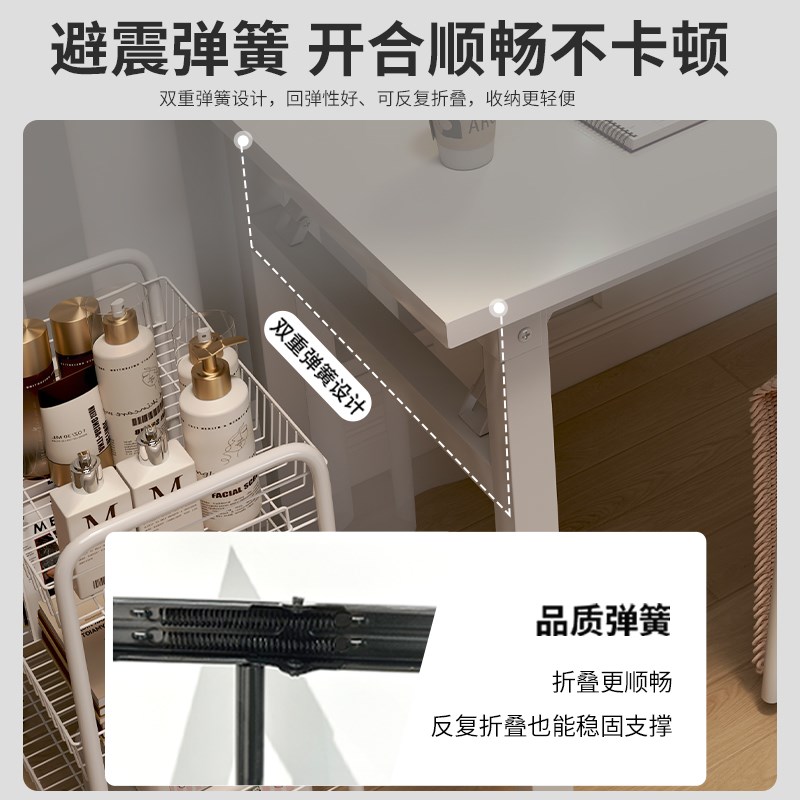 可折叠书桌租房简易电脑桌家用学生学习写字桌卧室女生桌子办公桌