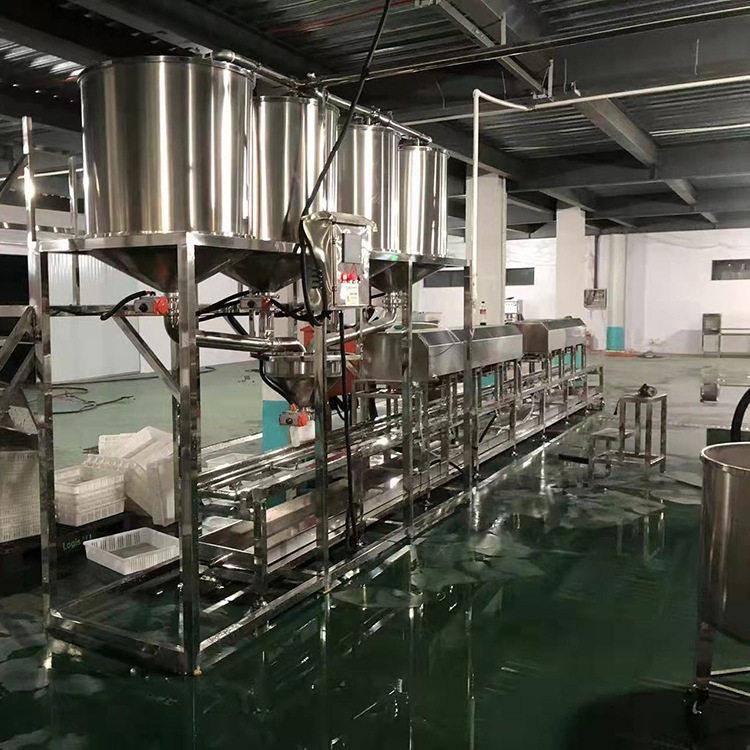 鑫丰智能家用豆腐机 去自动豆腐机生产线 步进式循环压制
