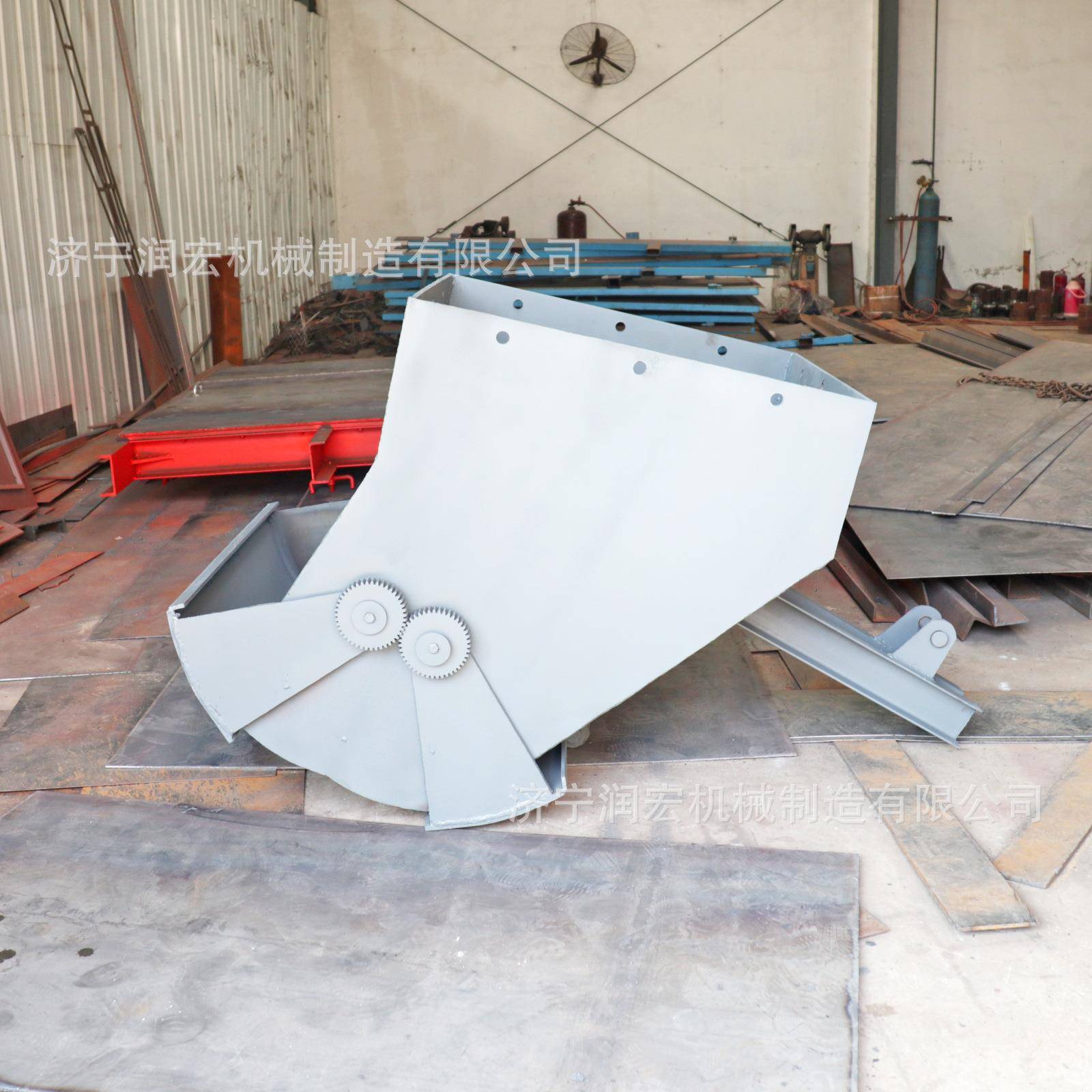 电液动扇形闸门煤矿大口径鄂式闸阀门煤仓弧形放料扇形闸门卸料