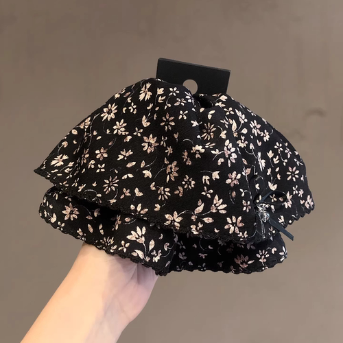 森系复古碎花布艺抓夹
