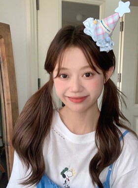 少女生日帽发卡派对道具头饰