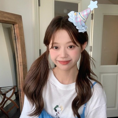 少女生日帽发卡派对道具头饰