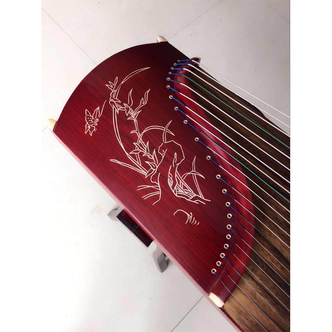 热门125cm便携式古筝，初学者儿童入门级小古筝，迷你21弦古筝