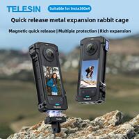 泰迅适合影石Insta360 X4兔笼磁性金属铝合金保护套防摔壳膨胀架