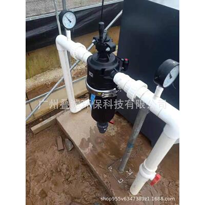 西班牙AZUD 120目手摇网式过滤器 塑料过滤器农业灌溉2寸螺纹连接