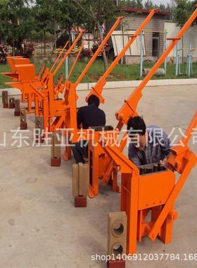 QMR2-40 small manual soil interlock brick making machine