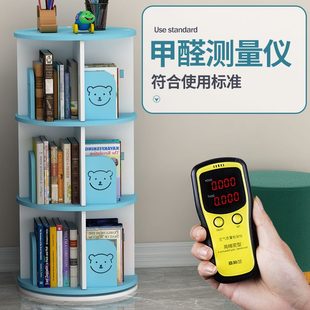 旋转书架置物架儿童客厅书柜落地家用用简易桌上小学生收纳创意