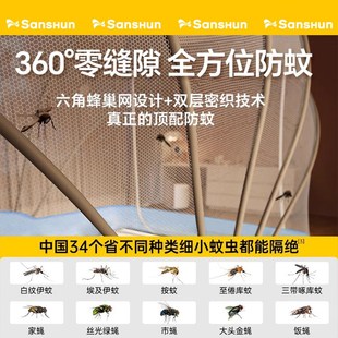 可折叠蚊帐2025新款 免安装 蒙古包防摔家用卧室儿童婴儿宿舍防蚊罩