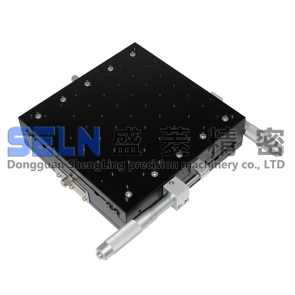 供应200*200XY轴LY200-RM精密型微调架可调平台手动位移滑台