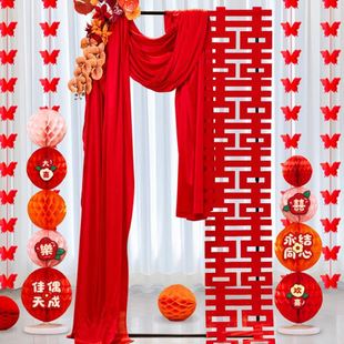饰套装 结婚婚房布置迎宾牌摆件条幅订婚宴喜字装 立牌婚礼用品大全