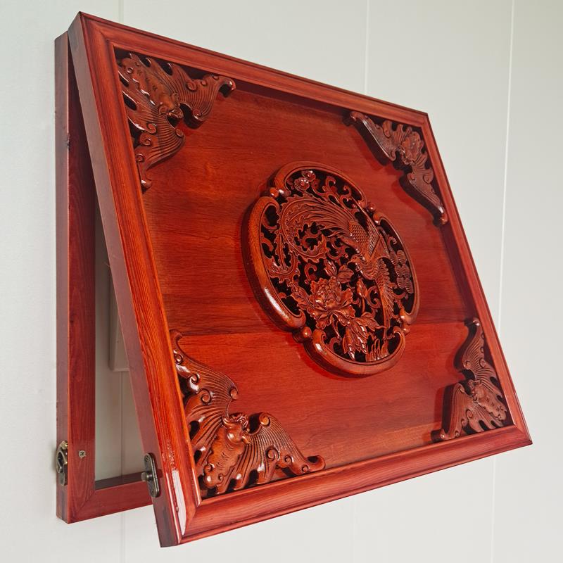 定制做实木客厅电表箱装饰画光纤多媒体强弱电闸盒遮挡箱墙壁挂画