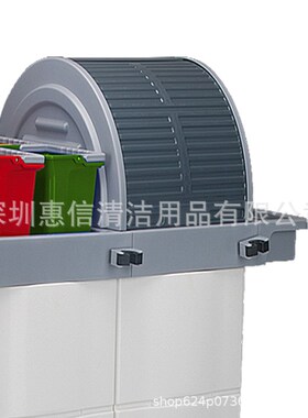 AF08181C清洁保洁车房口车布草车手推式多用途清洁服务车