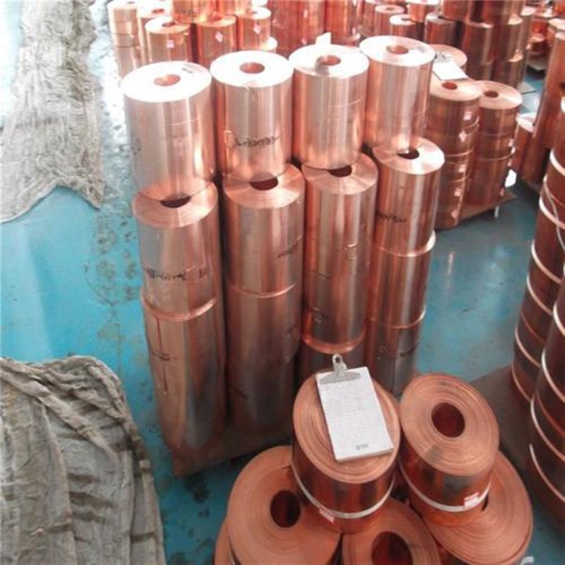 紫铜带 镀锡镀镍铜带 接地防雷铜箔带 光伏铜带 变压器铜带0.1