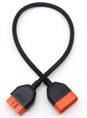 汽车obd延长线16pinOBD插头obd2诊断线扩展线36CM/66CM/106CM转接