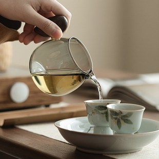 大量高硼硅玻璃茶具公道杯茶器加厚透明匀杯分茶器耐高温功夫
