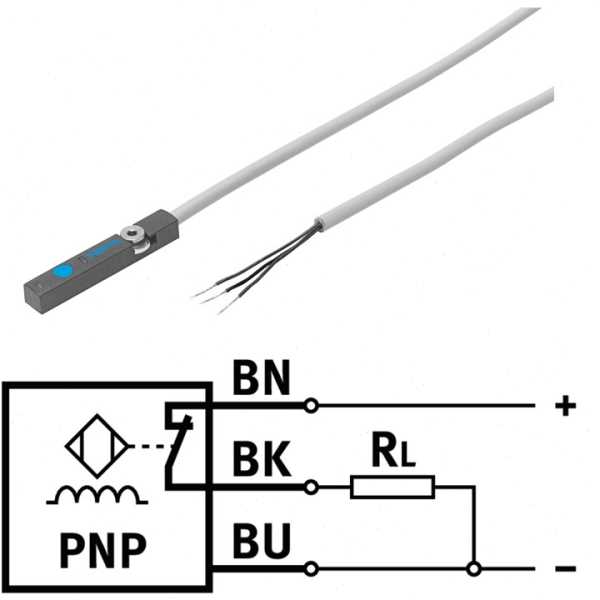 FESTO费斯托SIES-8M-PO-24V-K-7,5-OE551391接近开关电感式传感器