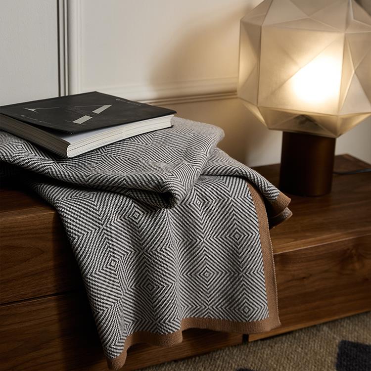 春夏航空毯全棉针织线 线毯沙发毯床尾巾毛毯飞机盖毯办公室午休
