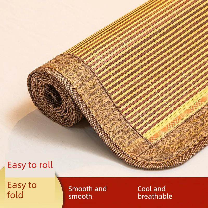 凉席竹席夏季冰丝席学生宿舍单人双面席子夏天新款1.2米才可折叠