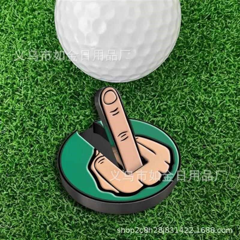 Funny Middle Finger Golf Ball Marker有趣的中指高尔夫球记号笔
