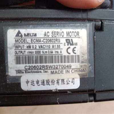 台达伺服电机5个 ECMA-C20602RS