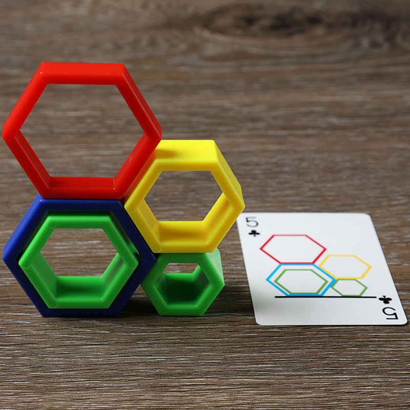 脑力大作战几何推理儿童空间思维逻辑训练多人游戏桌面益智类玩具