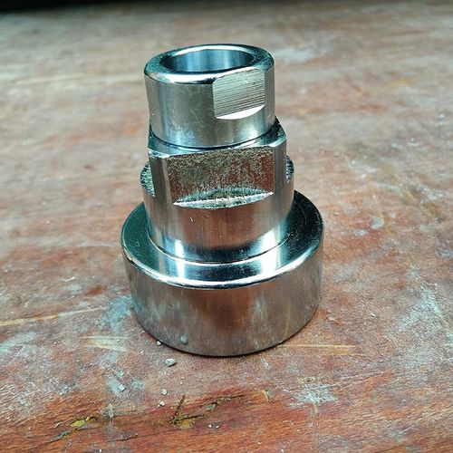 膨化机机头大帽摆摊商用多功能螺母配件1.0弯管大帽1.3机头螺母