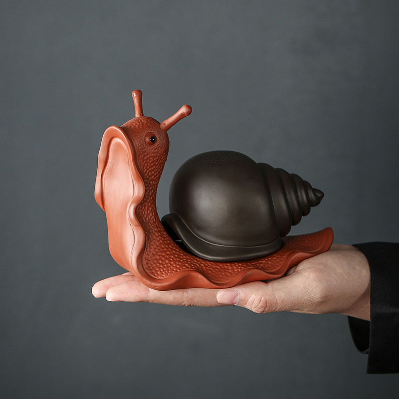 宇轩 创意紫砂乌龟茶漏家用蜗牛茶叶过滤器全瓷滤茶器茶宠茶具配