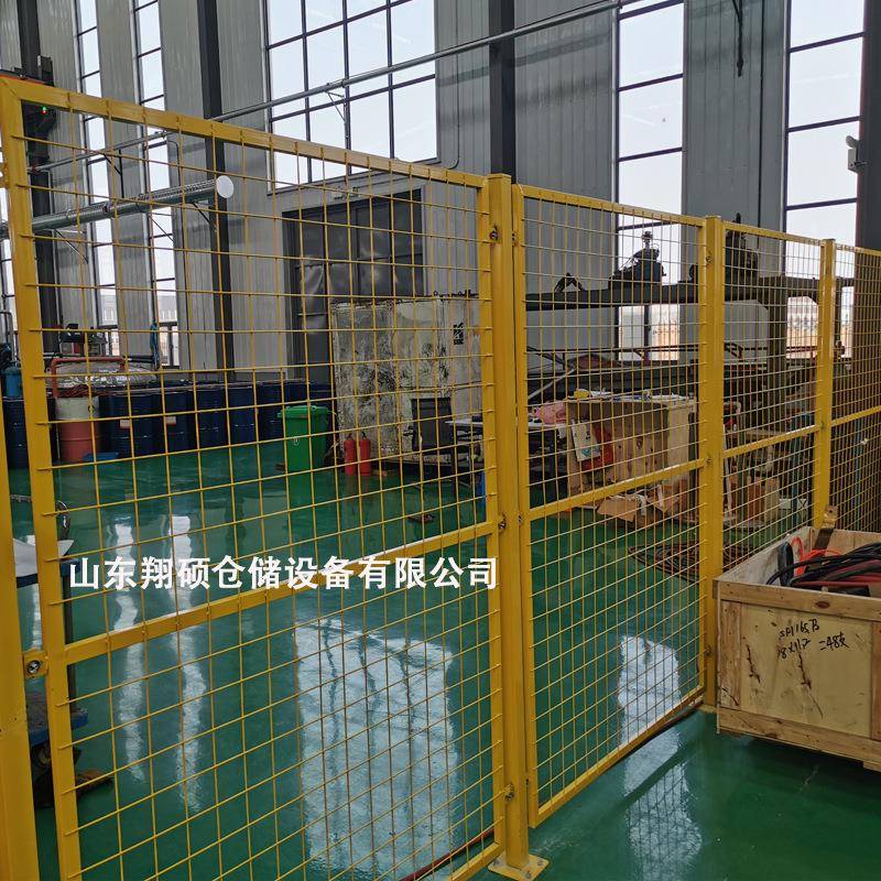 济宁工厂直供仓库隔离网机器人围栏可移动使用