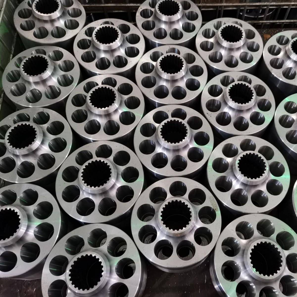 定制A4VSO40455056711251000液压泵配件缸体柱塞配油盘回程