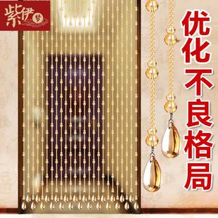 葫芦门帘水晶珠帘隔断帘客厅家用卧室厕所过道珠子免打孔大门厨房