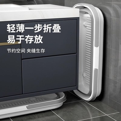 可折叠拖把桶长方形洗拖把专用桶家用涮地板洗车挤水桶单桶沥水盆