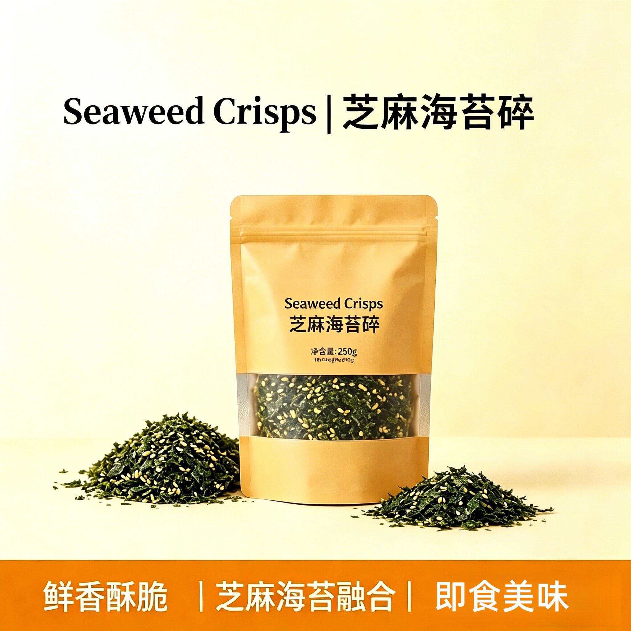 海苔碎拌饭专用婴儿童无添加剂即食零食商用批发芝麻碎