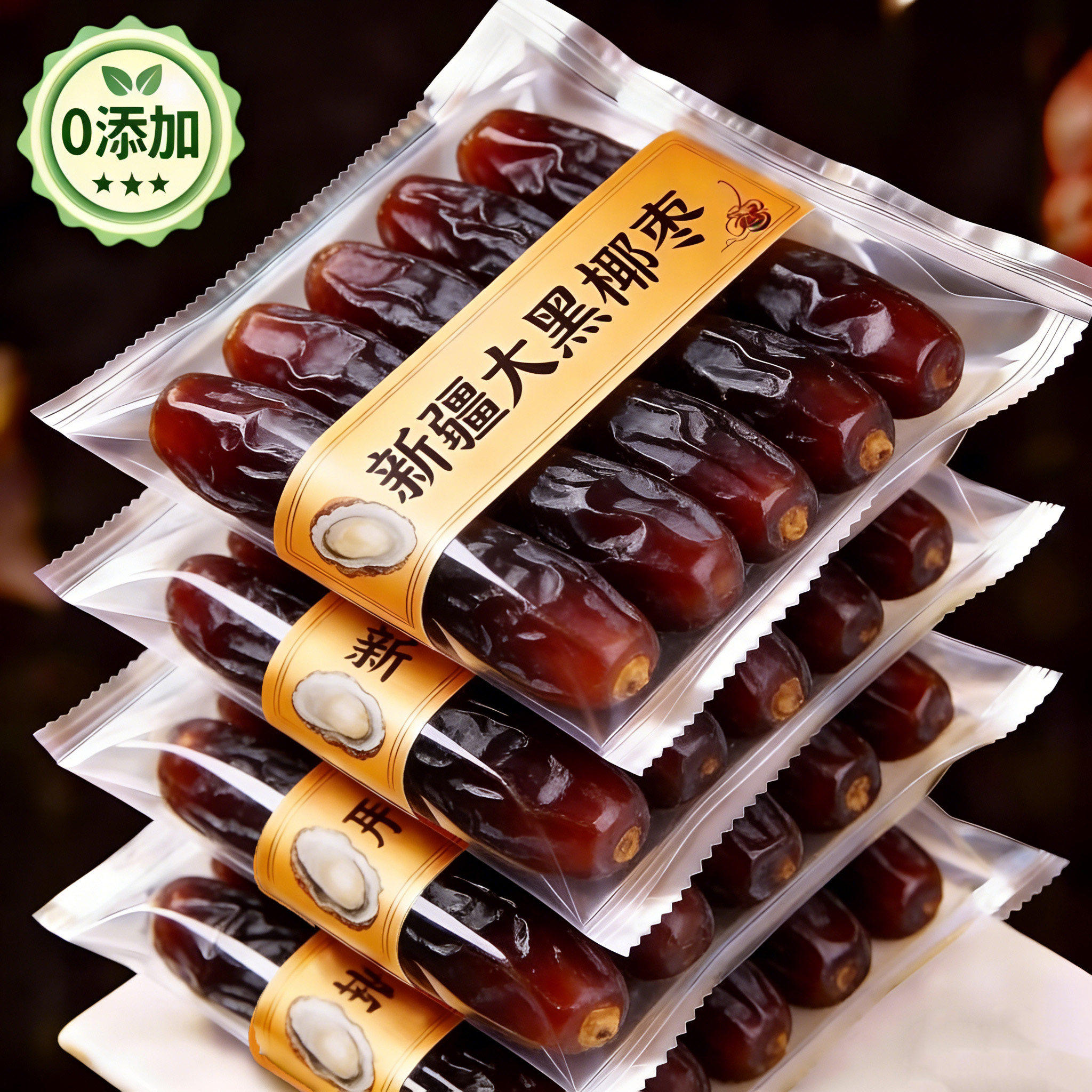 椰枣正宗伊朗进口迪拜阿联酋特产黑椰枣大椰枣软糯无添加即食小吃