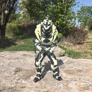 怪兽X哥斯拉怪兽之王雪魔刀疤王软胶关节可动手办模型儿童玩具