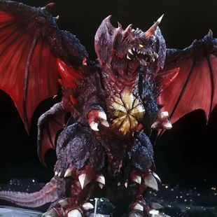 大号戴斯特洛伊亚 哥斯拉软胶怪兽惑星红莲超级戴魔融合兽男玩具