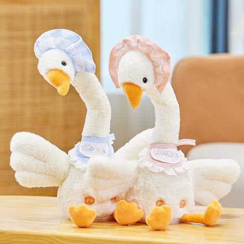 会学说话的大白鹅公仔唱歌