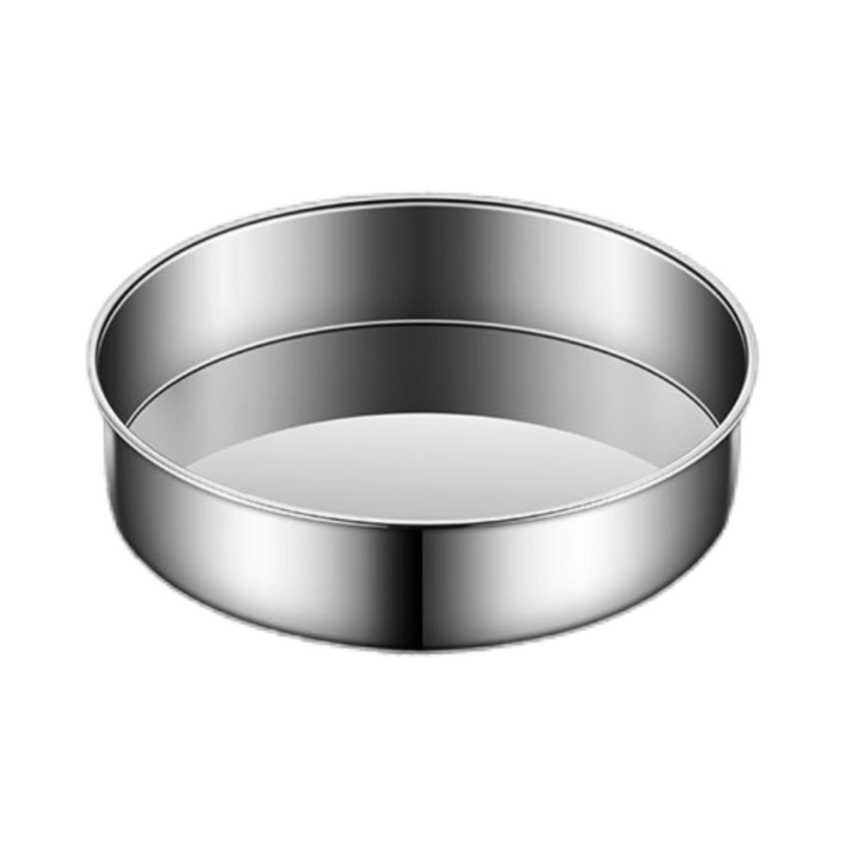 316特厚不锈钢直身盘子加