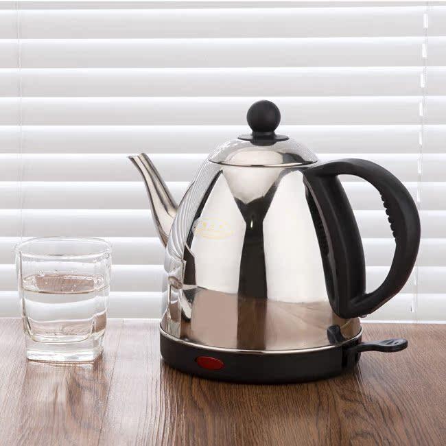 长嘴电热水壶不锈钢家用快速壶泡茶壶煮水壶随手泡烧水壶自动断电