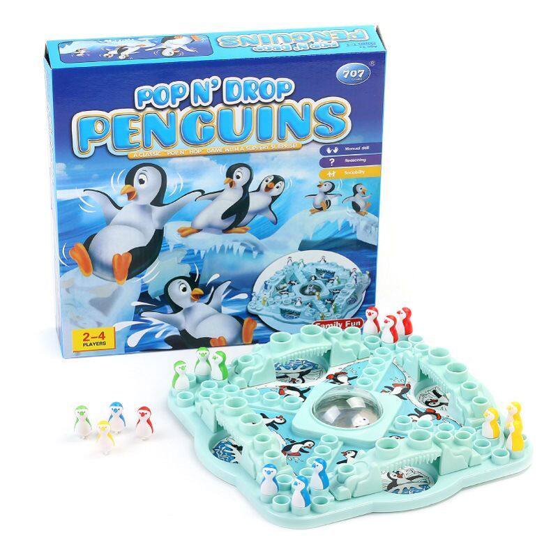 早教聚会企鹅飞行棋儿童玩具跳子棋亲互动益智动脑玩具桌面游戏