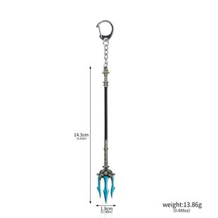 爆款战神海王波塞冬三叉戟钥匙扣只做海王装饰吊坠