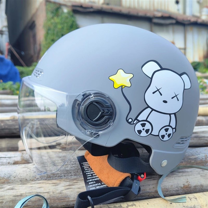 新国标3C认证电动m摩托车头盔夏季四季男女半盔冬天防晒轻便安全