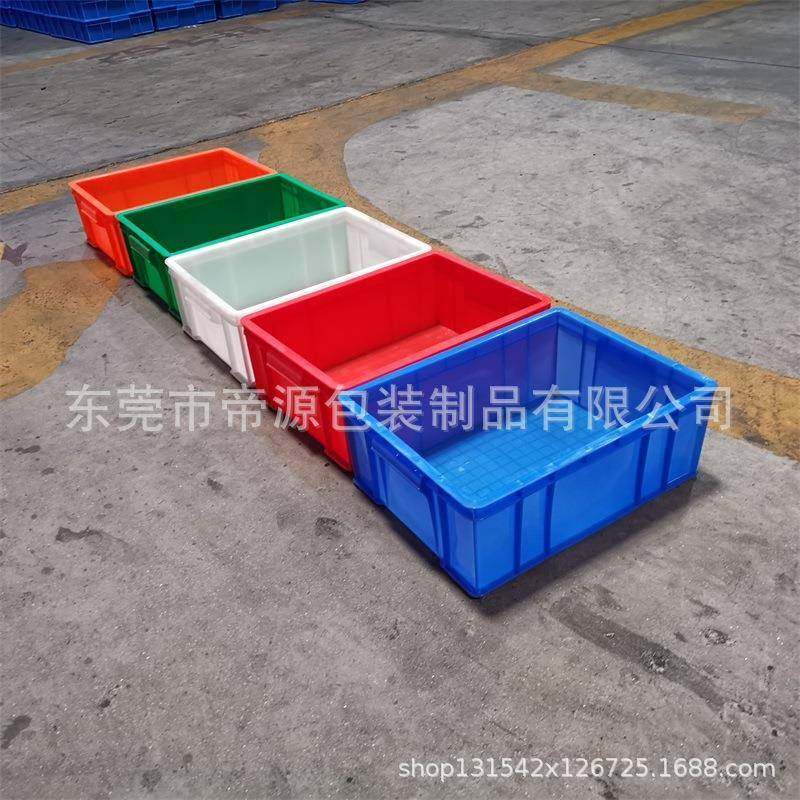 橙色塑料周转箱410*05*155MM五金工具塑胶箱五号零件盒厂家直销