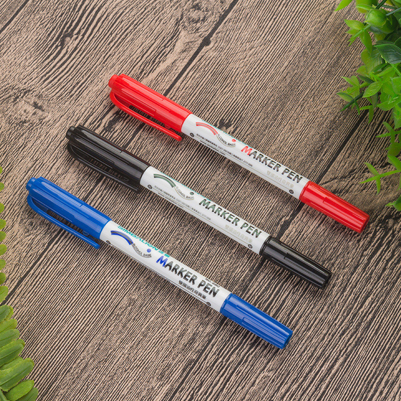 雄狮680双头细字奇异笔勾线笔油性记号笔马克笔环保笔