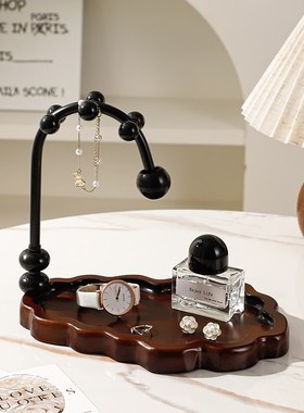 玄关钥匙首饰收纳摆件轻奢高档客厅桌面入户门口装饰中.古风置物