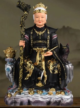 黑老太神像d黑妈妈像体狐狸真身像东北树脂摆件家用堂口供奉